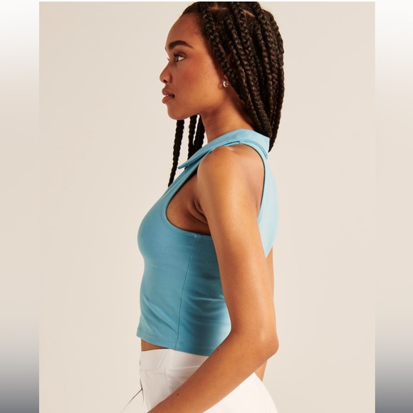 ABERCROMBIE Essential Polo Tank NWT - Picture 2 of 5